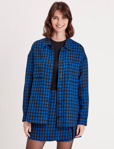 Surchemise manches longues noir femme