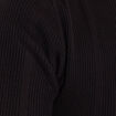 Robe droite manches courtes noir femme