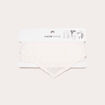 Foulard triangle broderie blanc femme