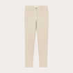 Jeans slim 5 poches taupe femme