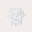 Chemise manches volants blanc femme