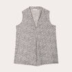 Blouse sans manches blanc femme