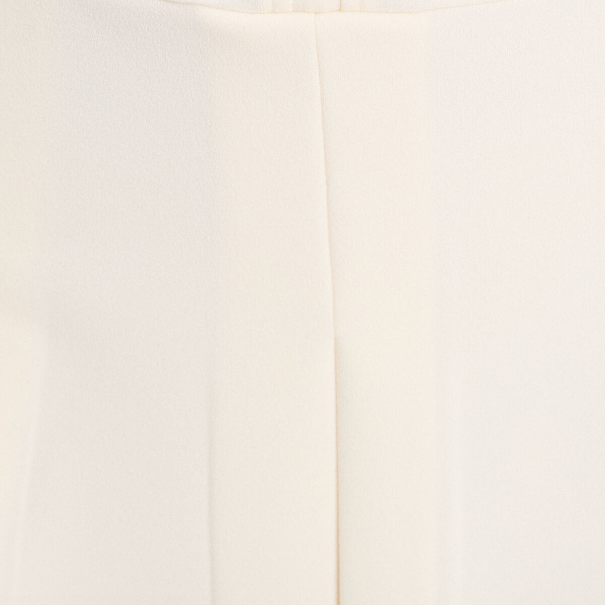 Robe trap&egrave;ze sans manches ecru femme