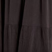 Robe évasée bretelles noir femme
