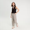 Pantalon large noir femme