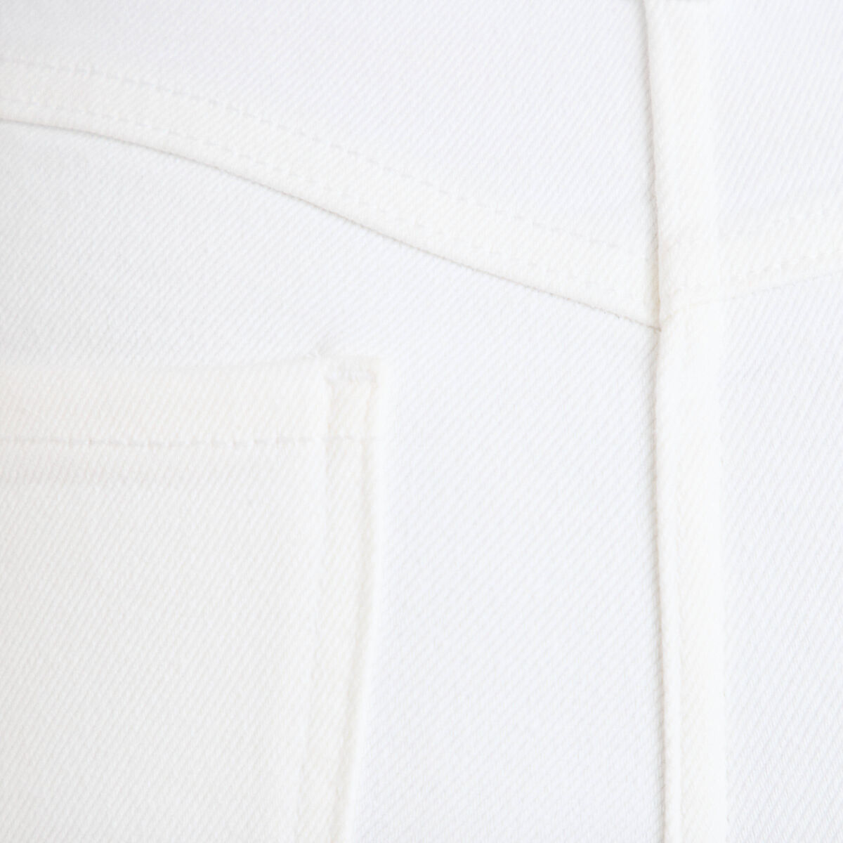 Jean skinny push-up taille standard blanc femme