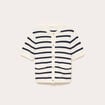 Gilet manches courtes blanc femme