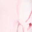 T-shirt pull sans manches 2-en-1 rose clair femme