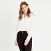 Chemise manches longues ecru femme