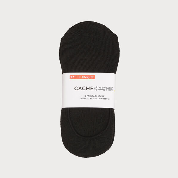 lot 3 paires couvre pieds noir femme Lot 3 paires couvre pieds noir femme