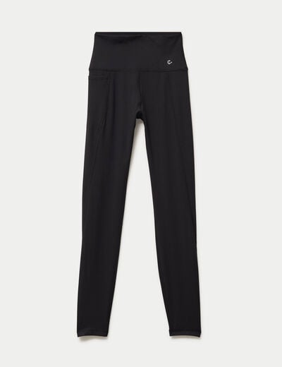 Leggings taille haute noir femme