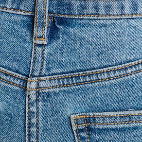 Bermuda large en jean denim double stone femme