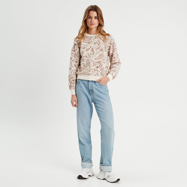 sweat manches longues blanc femme Sweat manches longues blanc femme