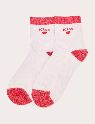 Chaussettes ecru femme