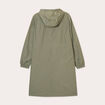 Parka déperlante 2-en-1 avec pochette vert kaki femme