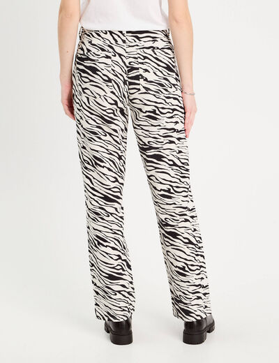 Pantalon large blanc femme