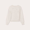 Pull manches longues ecru femme