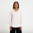 Chemise col classique manches longues rose clair femme