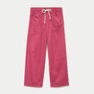 Pantalon droit taille standard prune femme