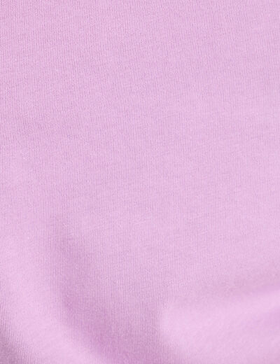 T-shirt manches courtes violet femme