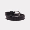 Ceinture folk ajourée noir femme