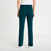 Pantalon flare vert fonc&eacute; femme