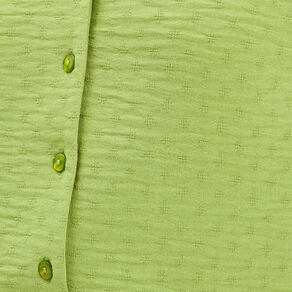 Blouse manches courtes vert anis femme