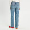 Jeans large denim double stone femme