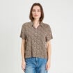 Chemise manches courtes ecru femme