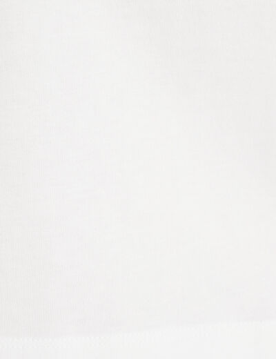 T-shirt manches courtes blanc femme