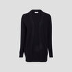 Gilet manches longues noir femme