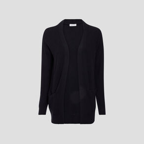 Gilet manches longues noir femme