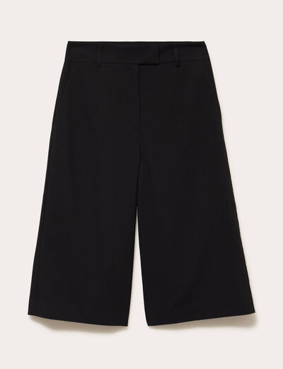 Bermuda taille standard noir femme