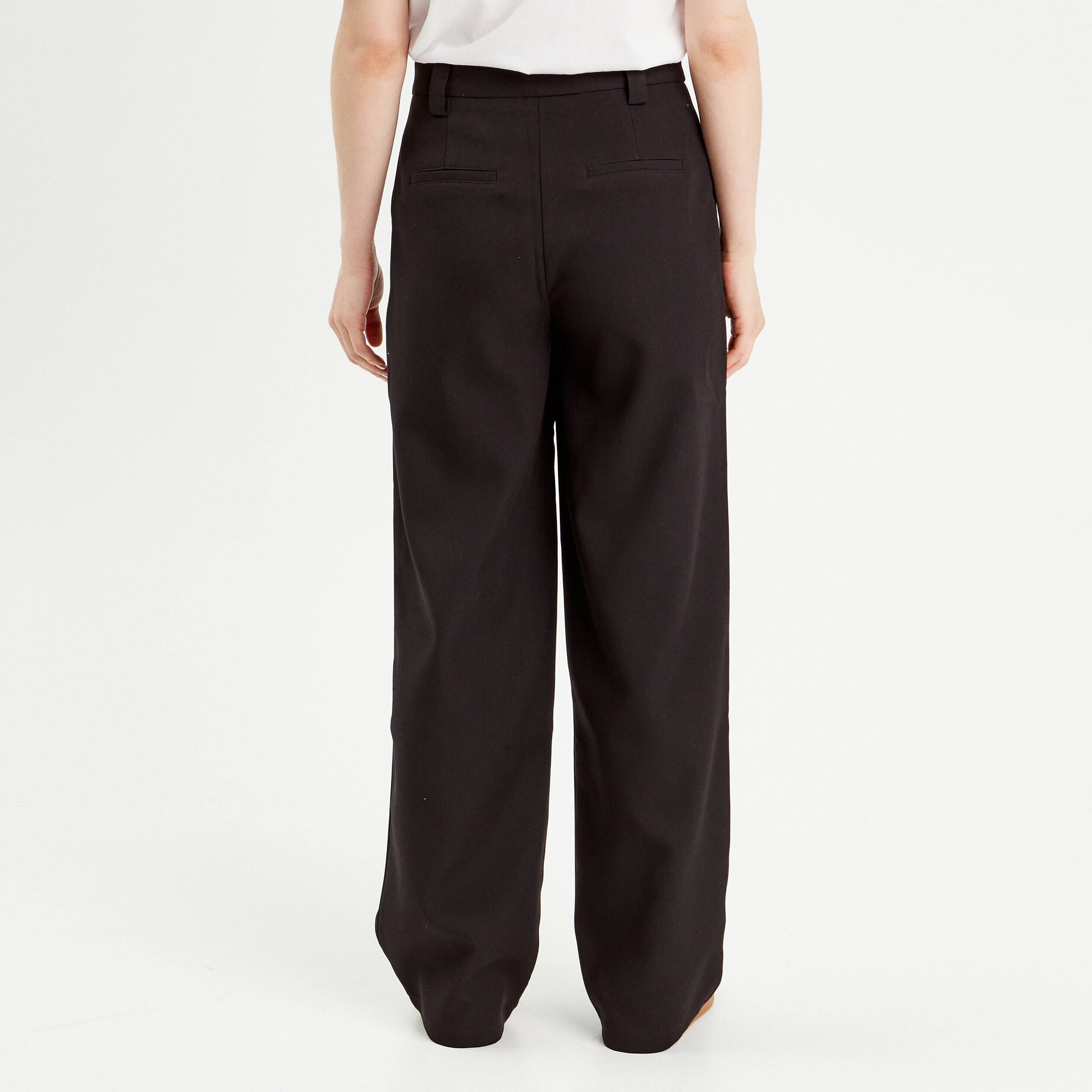 Pantalon fluide Noir Femme Vib s