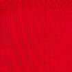 T-shirt manches courtes côtelé rouge femme