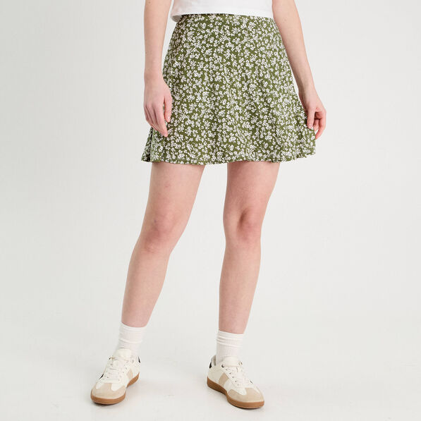 jupe short patineuse vert kaki femme Jupe-short patineuse vert kaki femme