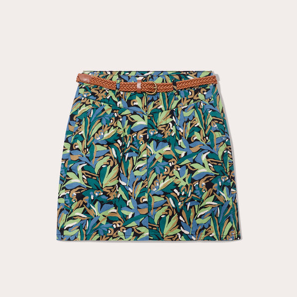 jupe chino droite ceinturee noir femme Jupe chino droite ceinturée noir femme
