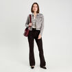 Pantalon bootcut noir femme