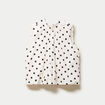 Blouse ample sans manches dos d&eacute;collet&eacute; blanc femme