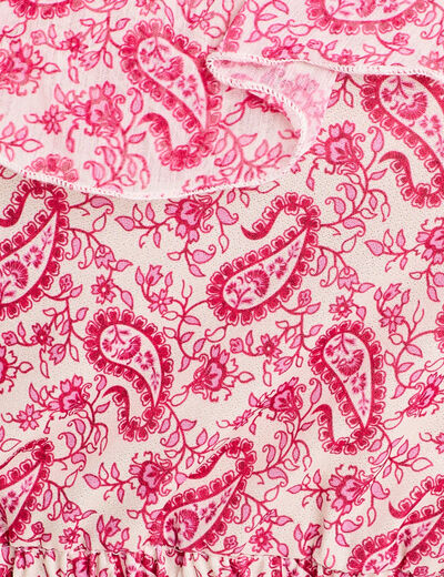 Débardeur cropped volants blanc femme