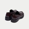 Mocassins bordeaux femme