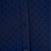 Chemise manches 3/4 bleu marine femme