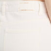 Jeans droit 5 poches ecru femme