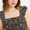 Combishort coupe large noir femme