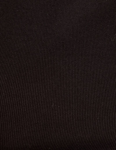 Débardeur volants brodés noir femme