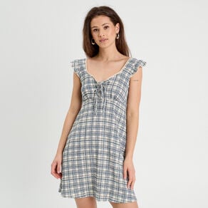 robe trapeze sans manches blanc femme Robe trapèze sans manches blanc femme
