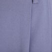 Pantalon large &agrave; pinces bleu gris femme