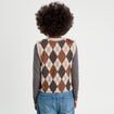 Pull sans manches sable femme