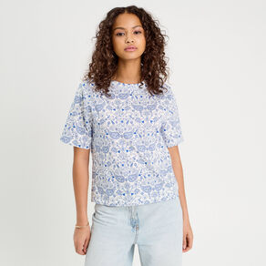 t shirt manches courtes blanc femme T-shirt manches courtes blanc femme