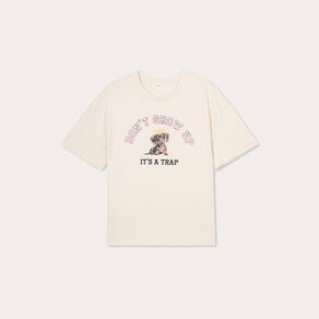 t shirt manches courtes ecru femme T-shirt manches courtes ecru femme